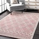 preview thumbnail 10 of 50, Nuloom Natti Contemporary Trellis Area Rug 5' x 8' - Pink - Rectangle