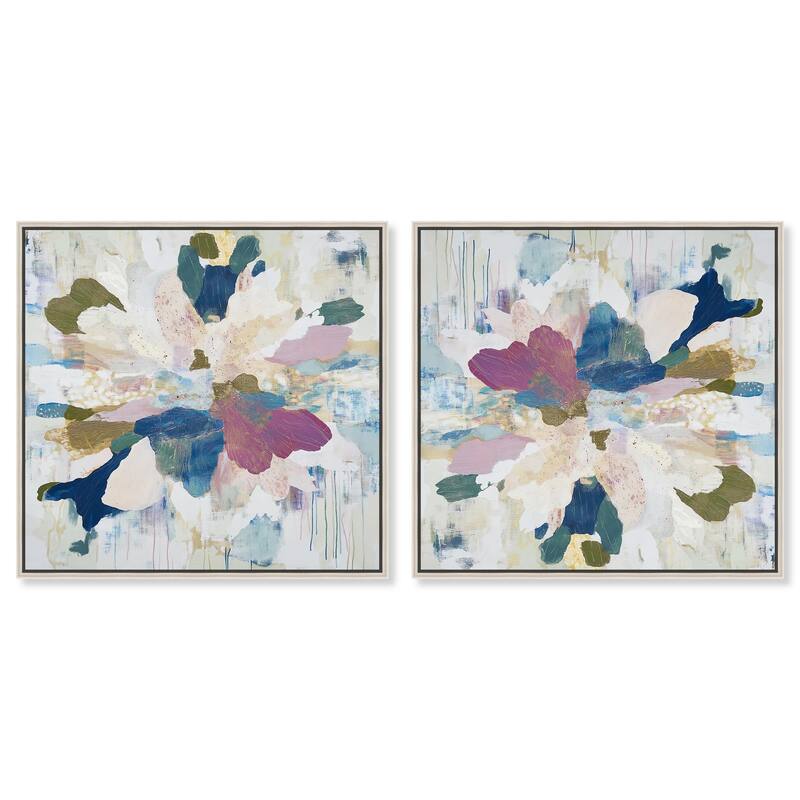 Oneiric Circles II Canvas by Art Remedy - 10" x 15" - Silver