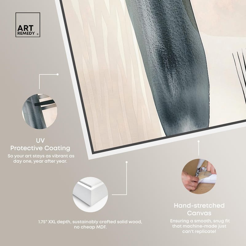 Softened Dimensions Canvas Set of 2 by Art Remedy