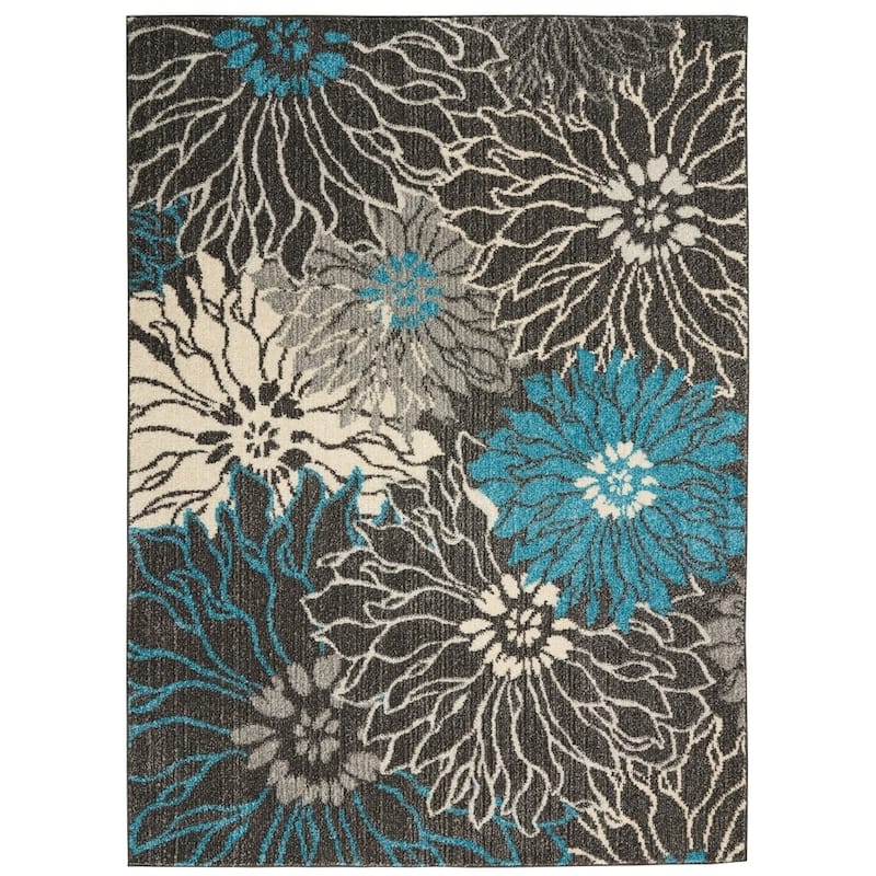 Nourison Passion Abstract Modern Floral Area Rug