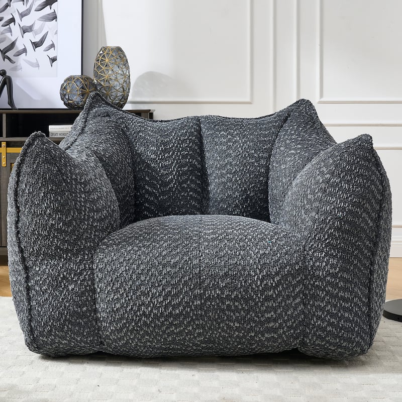 Lazy Bean Bag Chair with Arms for Living Room