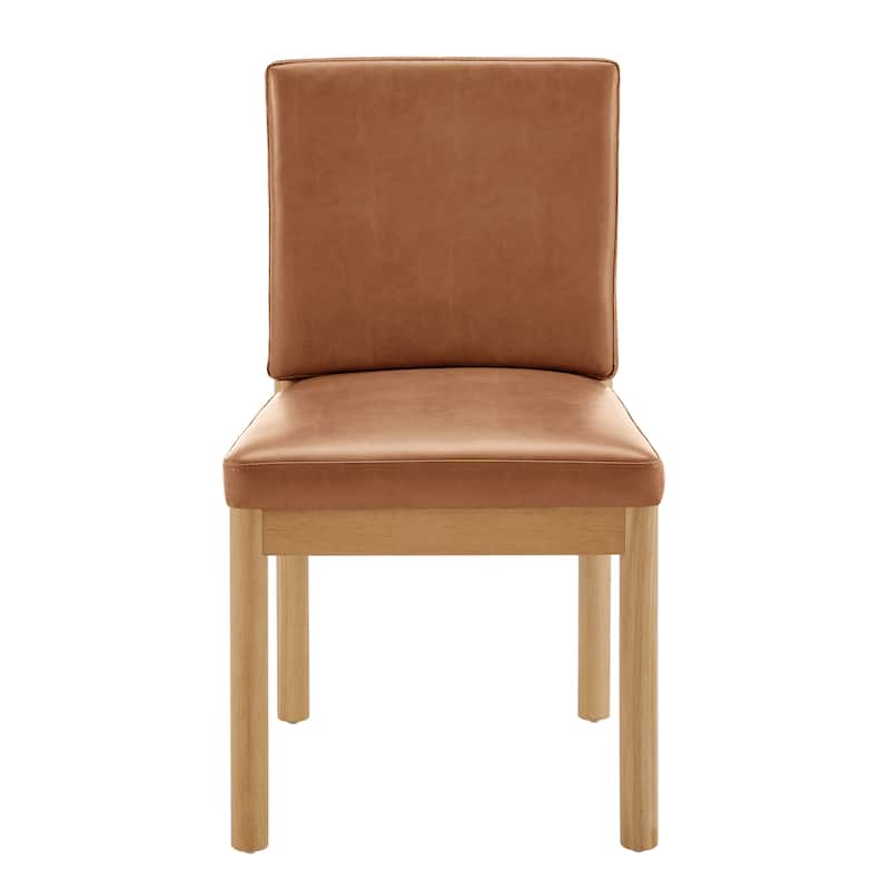 NPD Furniture Melvin Faux Leather Dining Side Chair (Set of 2)