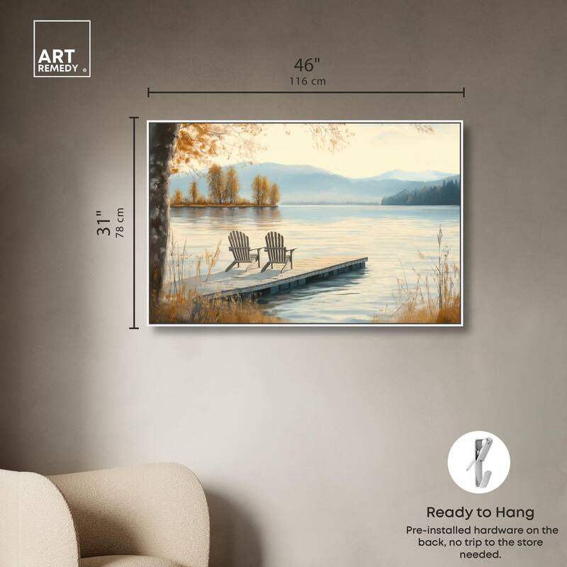 Lake of Dreams Canvas by Art Remedy