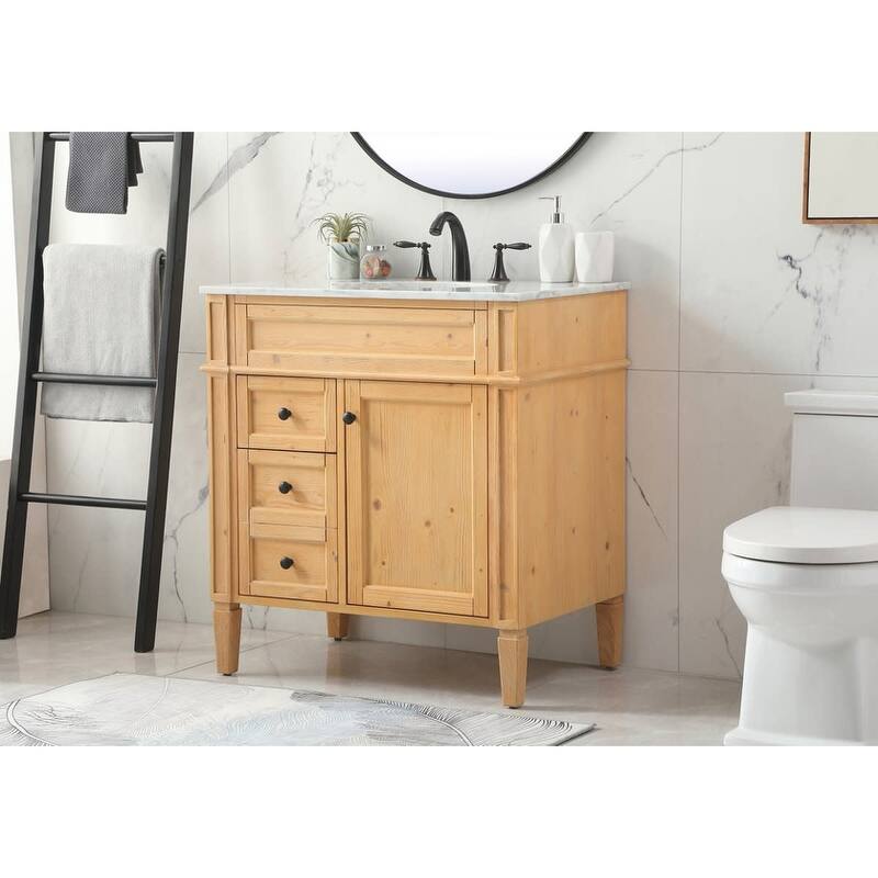 Elegant Lighting VF12532 Park Avenue 32" Free Standing Single Basin