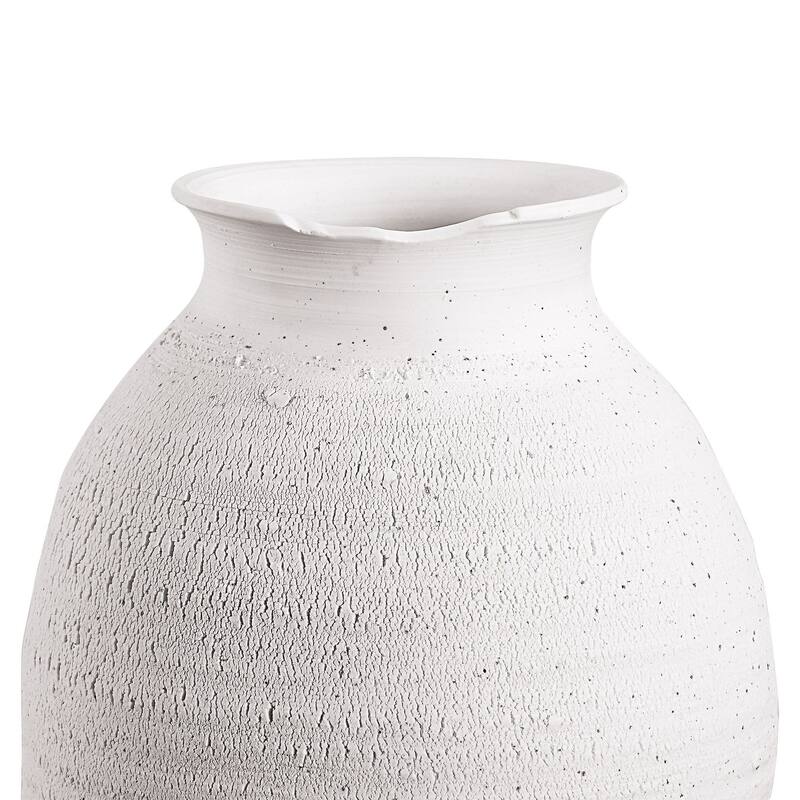 Renwil Zeb Ceramic Vase, Matte White