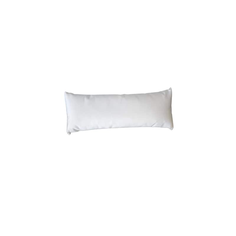 Aqua Outdoors Chaise Lounger Headrest Pillow - White