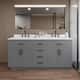 Option Dark Gray / White Quartz Top / Matte Black