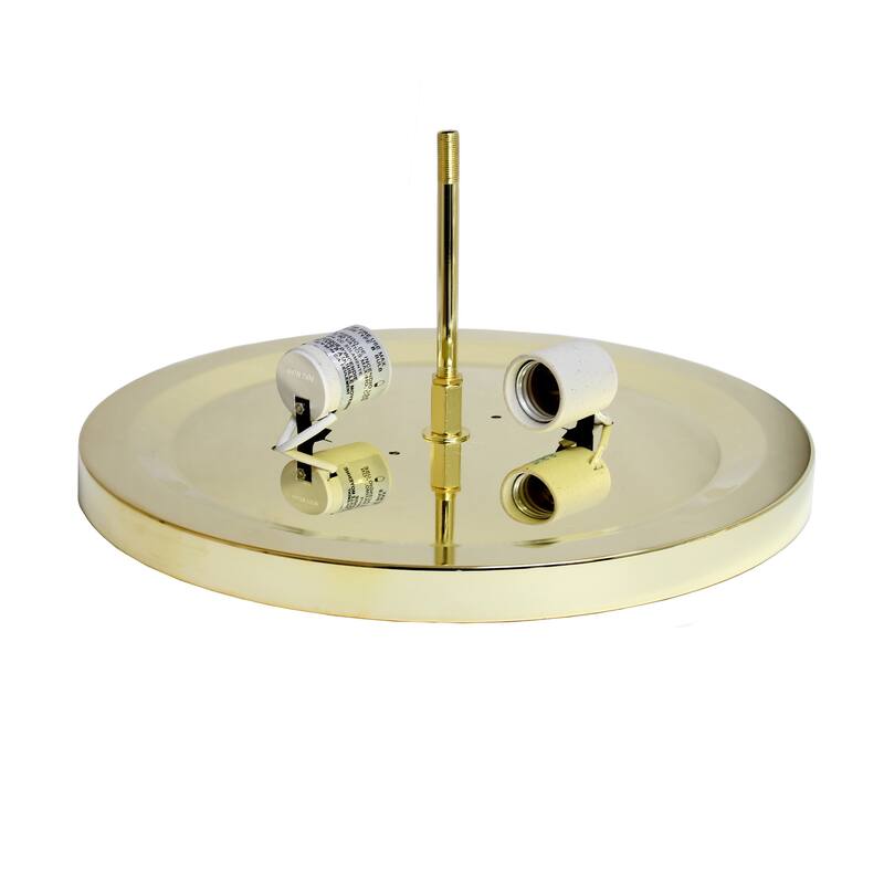 Modern 2-Light Flush Mount Ceiling Light - Crystal Embellished Gold Finish - Contemporary Lighting - 6.5