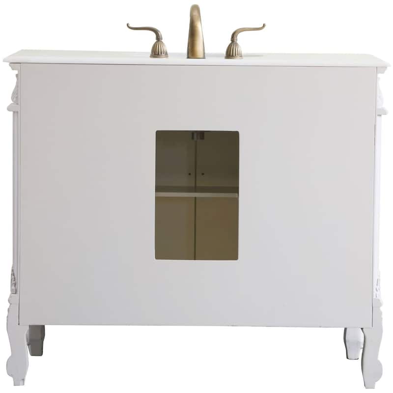 Elegant Lighting VF38842-VW Oakland 42" Free Standing Single Basin