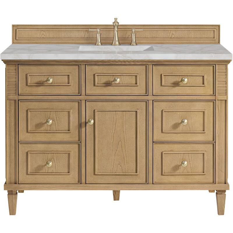 James Martin Vanities 424-V48-FVSL Lorelai 48" Free Standing Single - Light Natural Oak