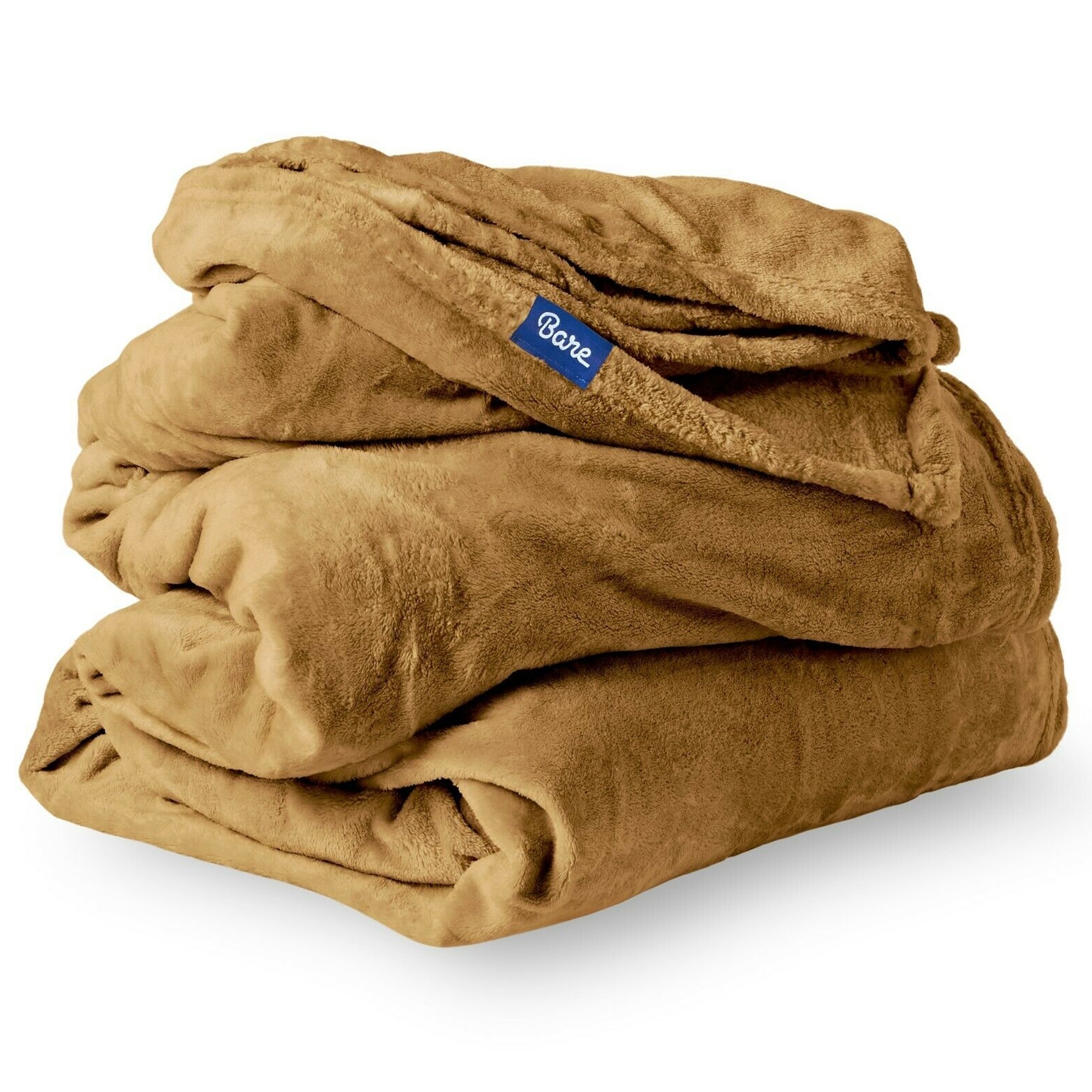 Microplush Velvet Fleece Blanket Throw Saddle 50 x 60