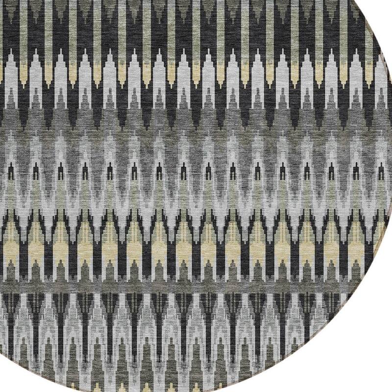 HomeRoots Southwestern Transitional Rectangle Outdoor Rug