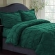 preview thumbnail 1 of 12, Sydney Oversized 3-piece Pintuck Duvet Cover Set