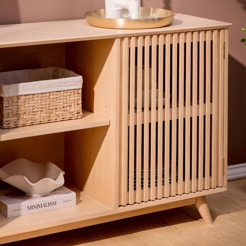 Plank and Beam Mid-Century Modern 2-Door Sideboard/TV Stand