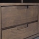 preview thumbnail 4 of 10, WYNDENHALL Devlin SOLID HARDWOOD 72 inch Wide Industrial TV Media Stand in Walnut Brown For TVs up to 80 inches