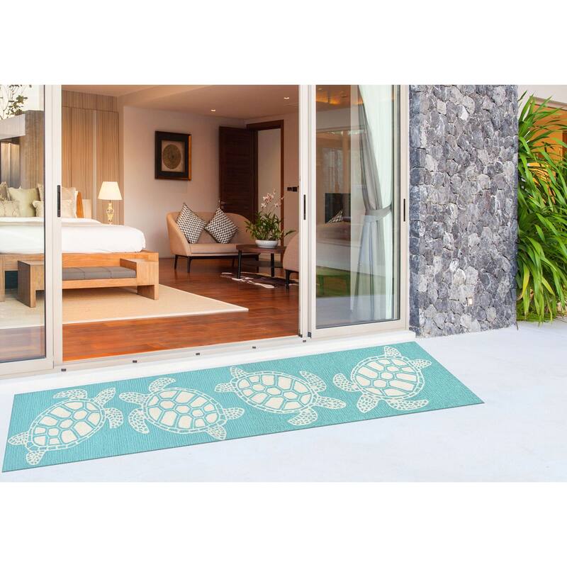 Liora Manne Capri Turtle Indoor/Outdoor Rug