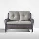 preview thumbnail 18 of 22, Outdoor Furniture Loveseat Couch High Back Wicker Sofa
