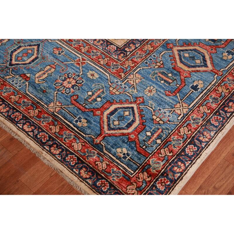 Hand Knotted Oriental 100% Wool Carpet Traditional All-Over Beige & Ivories Ziegler Area Rug - 17' 4'' X 13' 1''