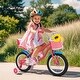 preview thumbnail 10 of 8, Girls Bike with Basket Doll Seat Training Wheels Ages 3 to 8