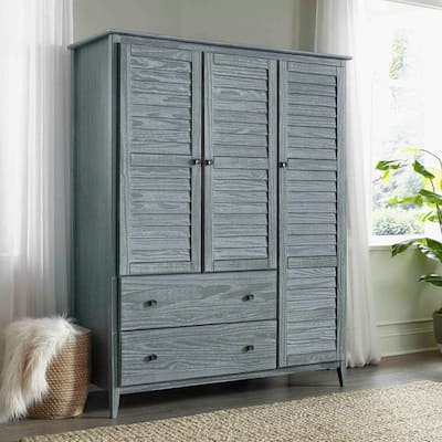 Grain Wood Furniture Greenport Solid Wood 3-door Armoire