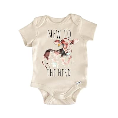 Cow Bull Animal Farm Farmer - Baby Boy Girl Clothes Infant Bodysuit Funny Cute Newborn