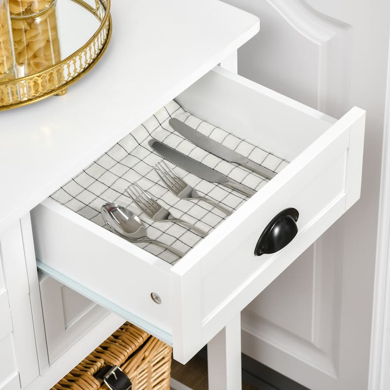 Coffee Bar Cabinet Sideboard Buffet Cabinet