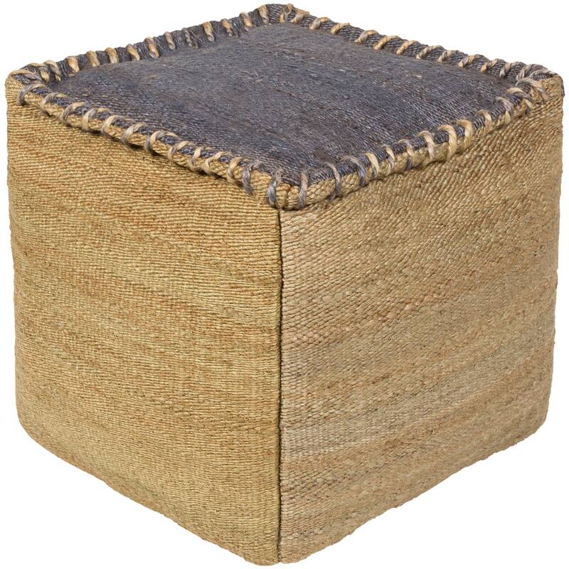 Artistic Weavers Lami Square Jute 18 inch Pouf