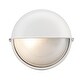 preview thumbnail 10 of 9, Trans Globe Lighting Single Light Down Lighting Eye Brow Outdoor Bulk White