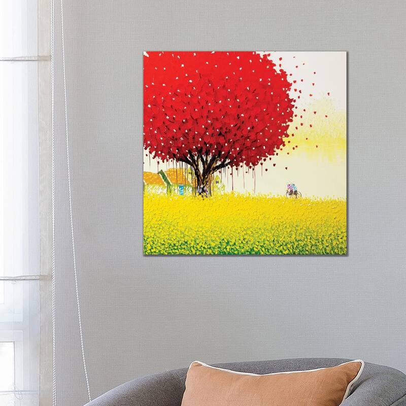 iCanvas "Golden Season" by Phan Thu Trang Canvas Print - 26x26x1.5