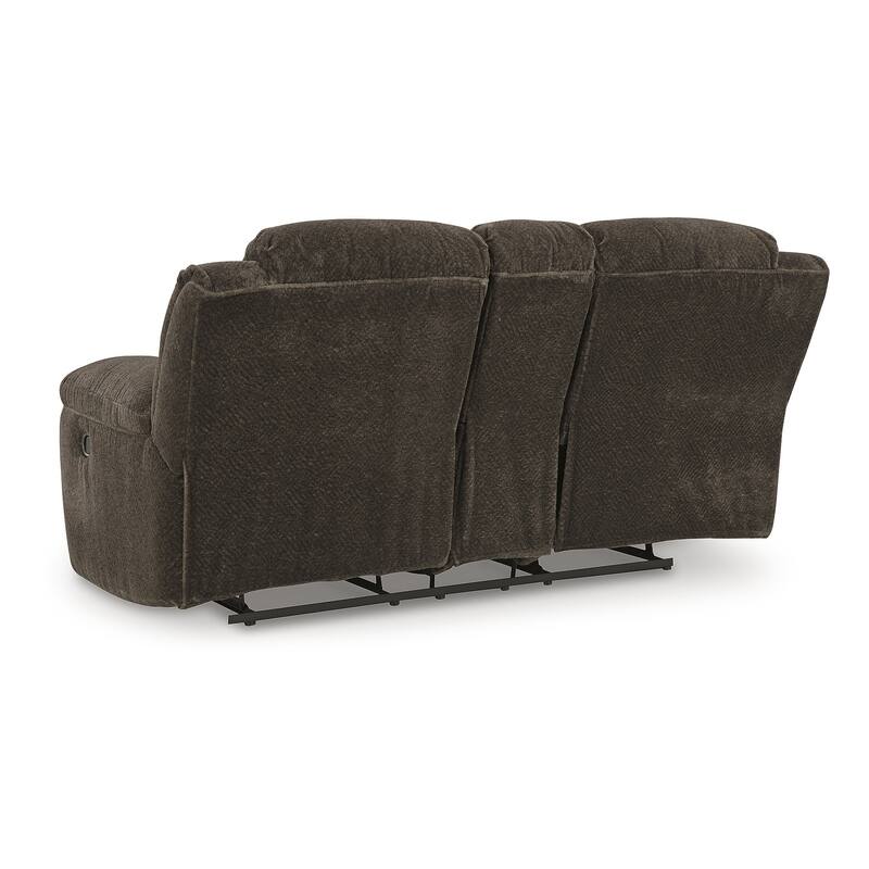 Signature Design by Ashley Frohn Double Reclining Loveseat with Console - 80"W x 40"D x 42"H
