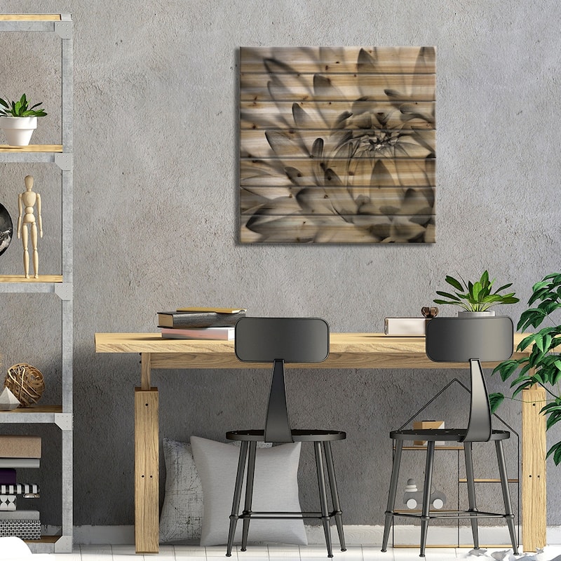 Fibonacci II Print On Wood by PhotoINC Studio - Multi-Color