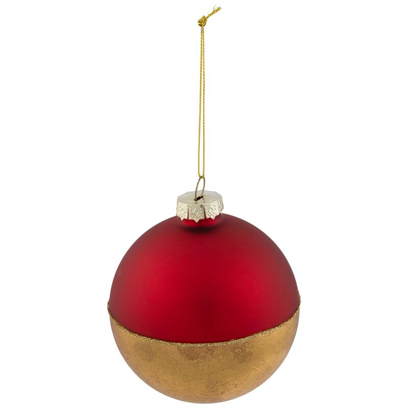 3.5" Glass Ball Christmas Ornament
