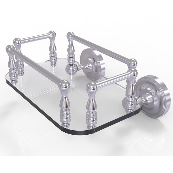 Allied Brass Prestige Regal Collection Wall Mounted Glass Guest Towel Tray