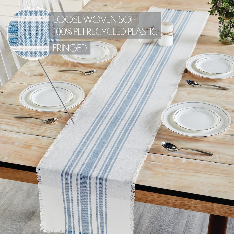 Antique White Stripe Runner