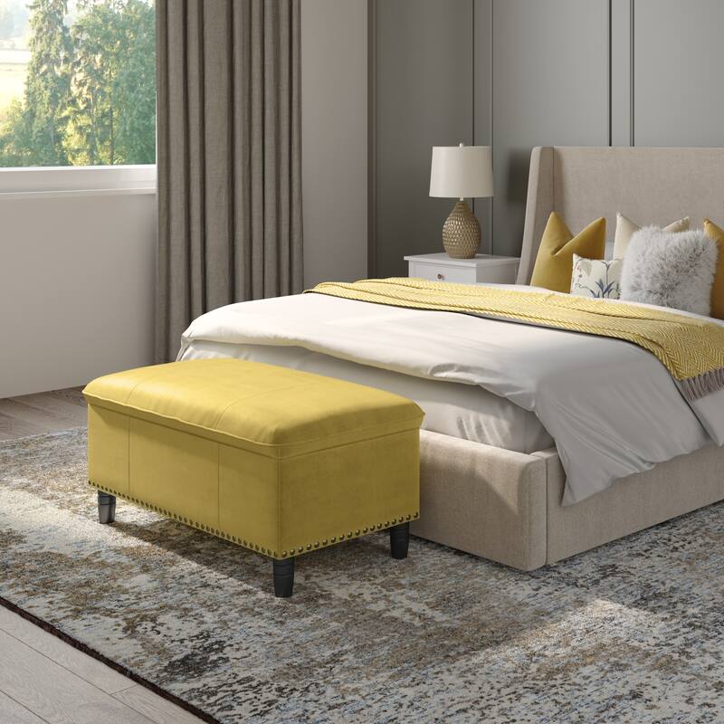 WYNDENHALL Northridge 39 inch Wide Rectangle Storage Ottoman