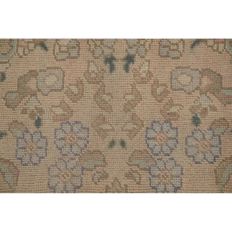 Distressed Tabriz Persian Vintage Rug Handmade Oriental Wool Carpet - 9'6" x 12'9"