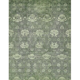 Ahgly Company Machine Washable Abstract Army Green Area Rugs - Bed Bath ...