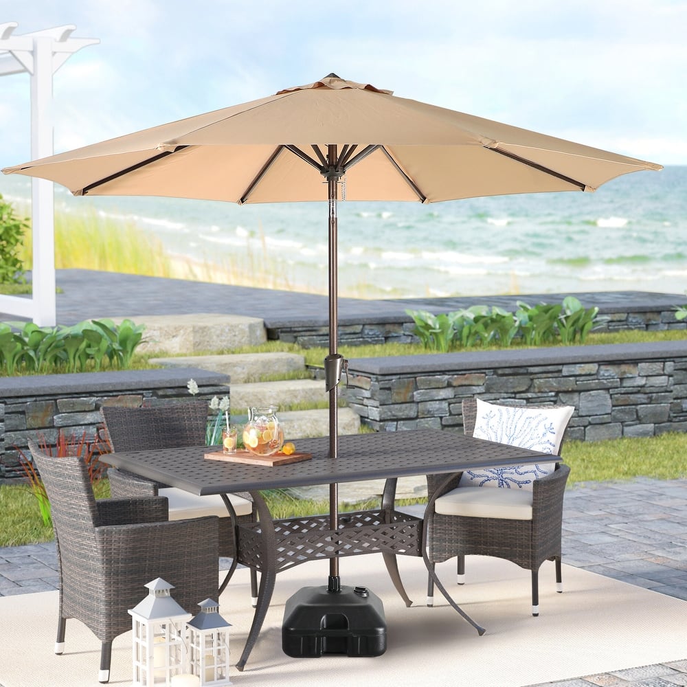 9-foot Patio Umbrella, Base Included