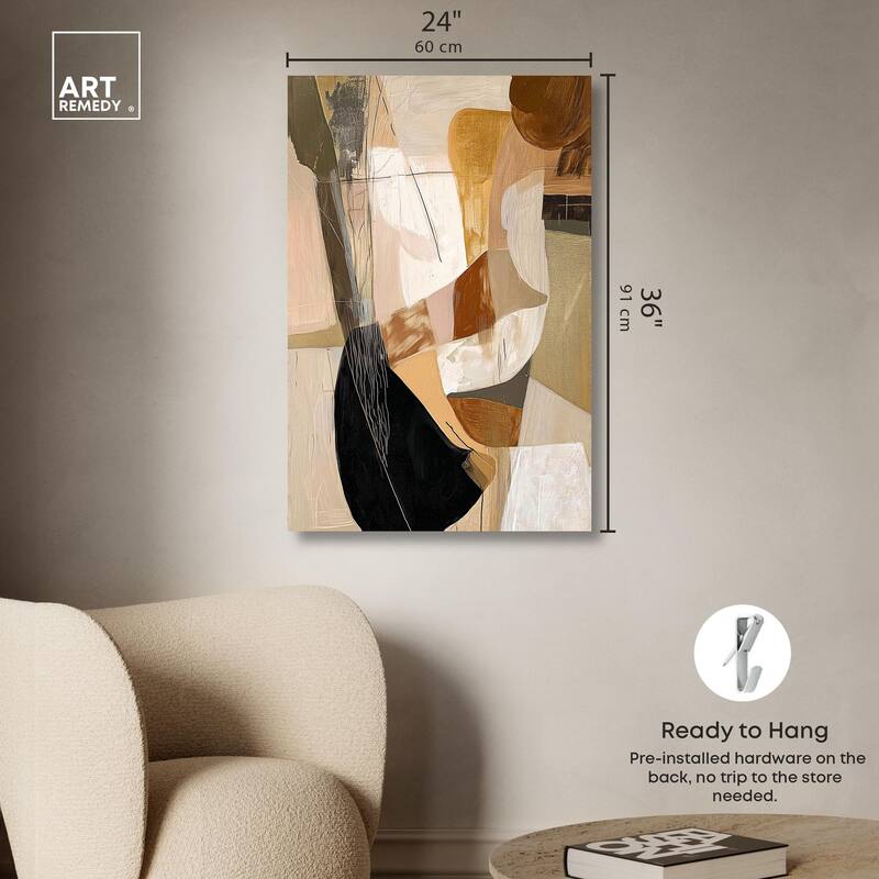 Tactile Depth II Canvas by Art Remedy, Gallery Wrapped