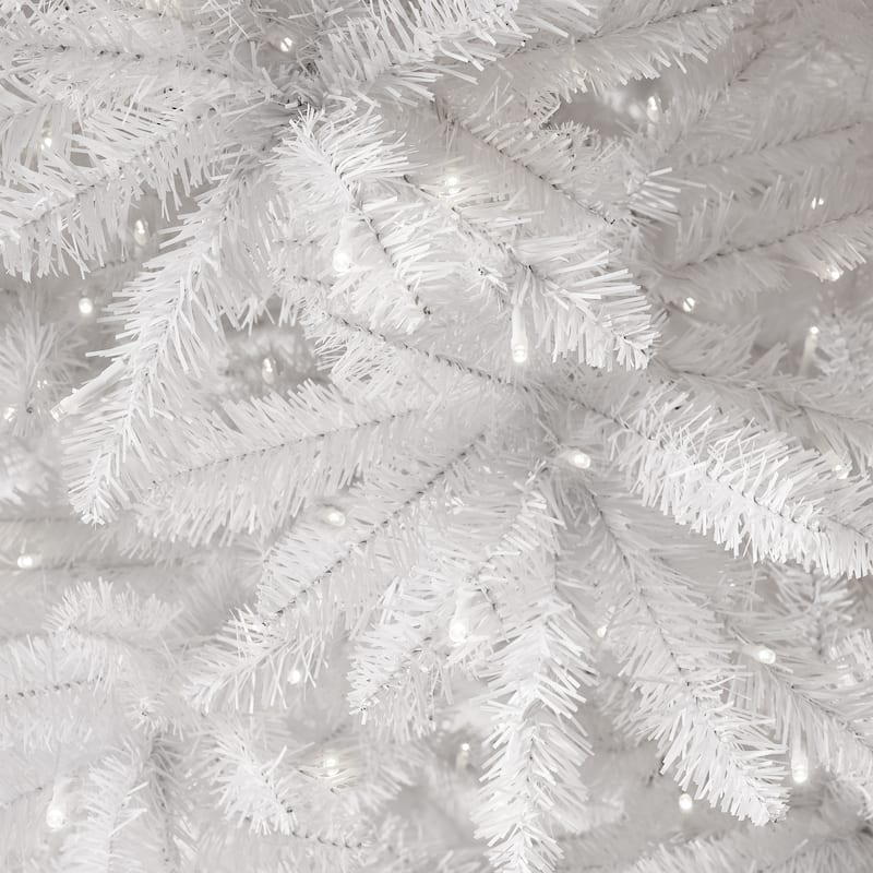13' Slim White Artificial Christmas Tree