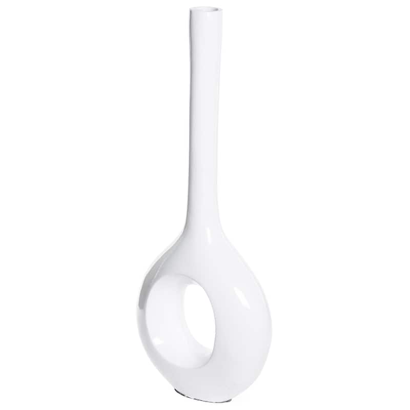 Tall Narrow Vase, Modern Floor Vase, Decorative Gift, Vase for Home Interior Design, 28-Inch-Tall Vase