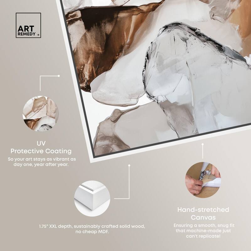 Sedimentary Hues II Canvas by Art Remedy