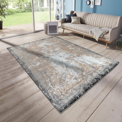 Petra Collection Contemporary Area Rug