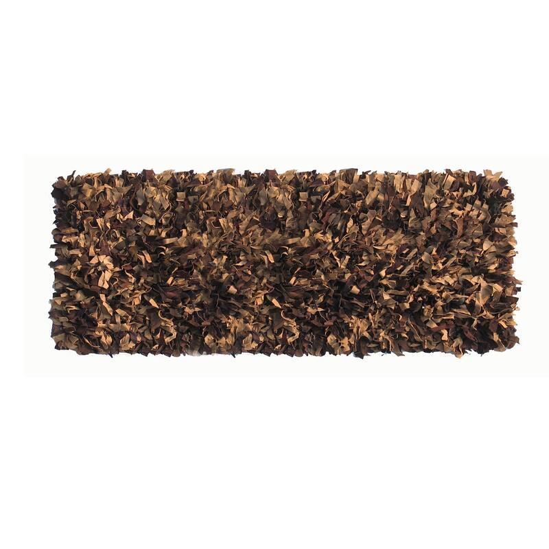 Leather Shaggy Living Room Rug Washable Area Rugs Non Slip Accent Rugs Soft Foldable Indoor Carpet Easy To Clean 2' x 6'