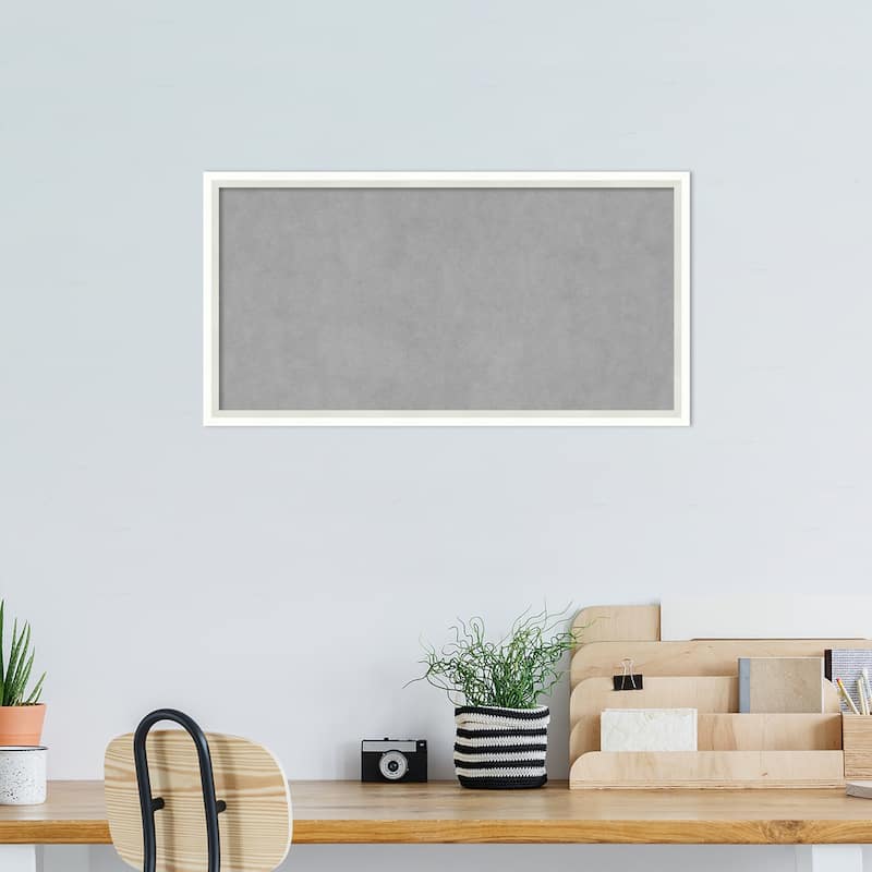 Amanti Art Lucie White Framed Magnetic Board