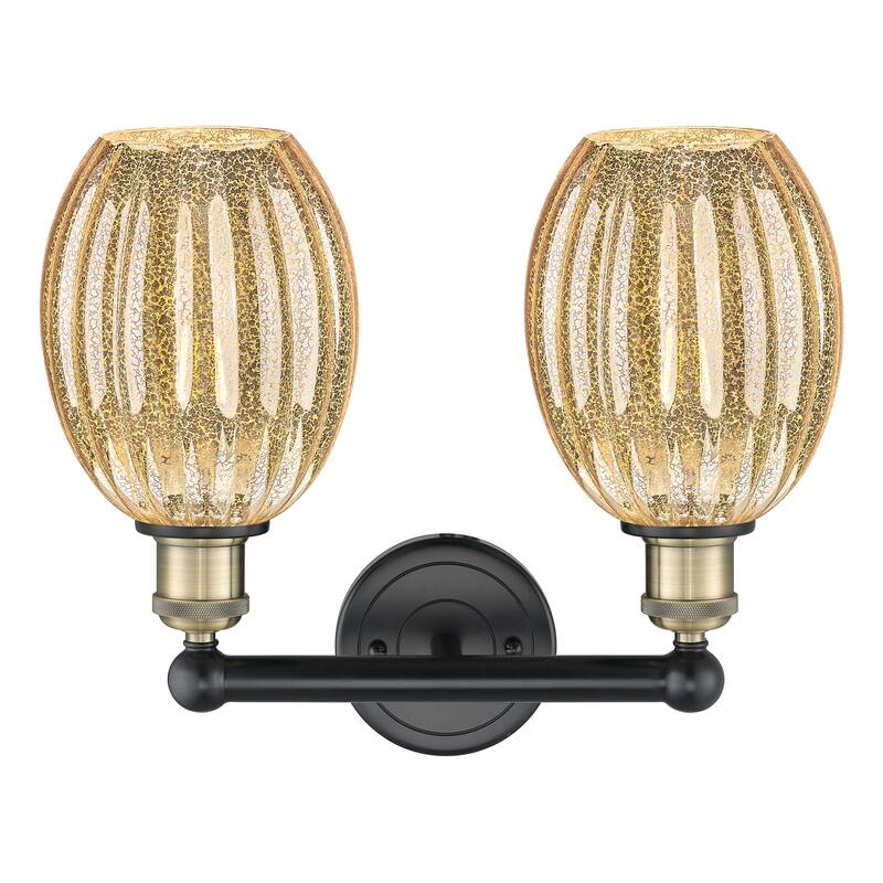 Innovations Lighting Endless Possibilities Edison - Preston - 2 Light 15" Bulb Shade Bath Vanity Light