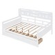 preview thumbnail 31 of 34, Full Daybed with Drawers & Shelf - Elegant Multi-Functional Style