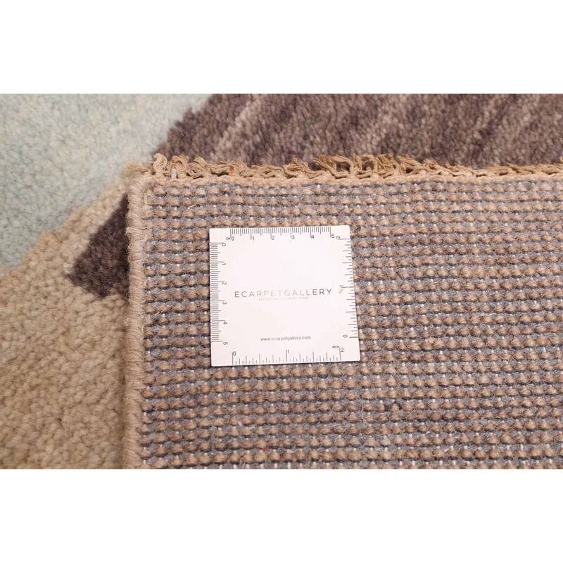 ECARPETGALLERY Hand-knotted Peshawar Ziegler Light Khaki Wool Rug - 4'10 x 6'9