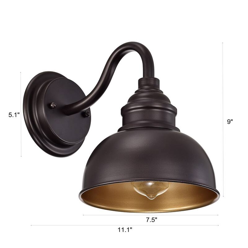 1 Light dimmable barn light
