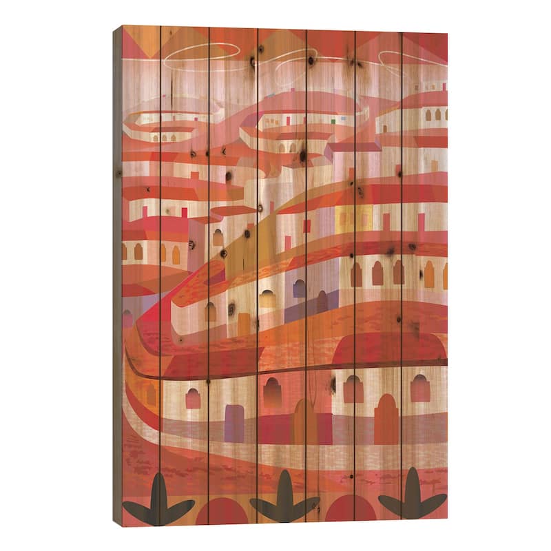 Little Sonora (Vertical) Print On Wood by Charles Harker - Multi-Color - 40x26x1.5